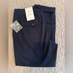 Liz Claiborne Navy Classic Chino Pants